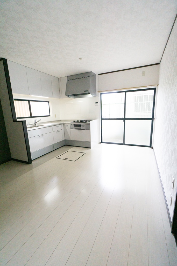 キッチンリフォーム工事 枚方市東田宮町 リクシル シエラ L型キッチン 株式会社フォワードbhl